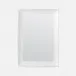 Hetty 26W x 37"H Flat White Resin Rectangular Mirror