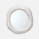 Jolene White Capiz Shell Round Mirror 38"D