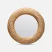 Kelly Natural Woven Banana Leaf Round Mirror