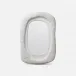Lumi White Resin Rectangular Mirror 26"W X 38"H