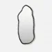 Mardella Clouded Charcoal Aluminum Oval Mirror