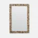 Mina 26"W x 38"H Natural Oyster Shell Rectangular Mirror