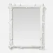 Otto White Faux Driftwood Rectangular Mirror 32"W X 40"H