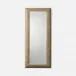 Tilda Semi Matte Faux Rattan Rectangular Mirror