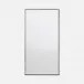Todd Antiqued Silver Metal Rectangular Mirror 22"W X 42"H
