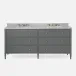 Jarin Bath Vanity 72"L X 24"W X 33"H