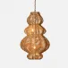 Iliana 20"D x 32"H Rustic Natural Rattan Chandelier
