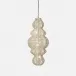 Iliana 20"D x 44"H White Rattan Core Chandelier