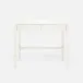 Conrad Desk Pristine Faux Raffia 36"L x 24"W x 31"H Off-White Faux Raffia