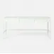 Conrad Desk Pristine Faux Raffia 72"L x 34"W x 31"H