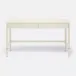 Conrad Desk Off-White Faux Raffia 54"L x 20"W x 31"H