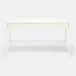 Conrad Desk Pristine Faux Raffia 54"L x 20"W x 31"H