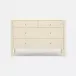 Conrad Dresser Off-White Faux Raffia 48"L x 20"W x 34"H