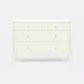 Conrad Dresser Pristine Faux Raffia 48"L x 20"W x 34"H