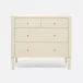 Conrad Dresser Off-White Faux Raffia