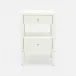 Conrad Nightstand Pristine Faux Raffia 18"L x 18"W x 28"H