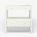 Conrad Nightstand Pristine Faux Raffia 30"L x 18"W x 32"H