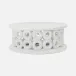 Dagen White Plaster Reconstituted Stone Coffee Table 44"D x 18"H