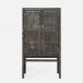 Isla Standing Cabinet 36"L x 16"W x 68"H Smoke Peeled Rattan