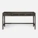 Isla Console Smoke Peeled Rattan 60"L x 18"W x 31"H