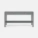 Jarin Console Graphite Faux Belgian Linen