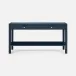 Jarin Console True Navy Faux Belgian Linen