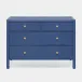 Jarin Dresser True Navy Faux Belgian Linen