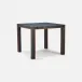 Kennedy Navy/Walnut Vintage Faux Shagreen/Veneer Game Table 36"L x 36"W x 30"H