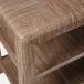 Parson Mocha Hemp Side Table 25"L x 18"W x 28"H