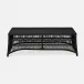 Soma Charcoal Twisted Faux Wicker Coffee Table 52"L x 30"W x 17"H