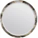 Albert Silver Mother of Pearl Mirror Round