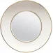 Armond Snow Brass Realistic Faux Shagreen Metal Round Mirror