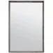 David Cool Gray Realistic Faux Shagreen Rectangular Mirror 26"W x 38"H