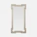 Norma Antiqued Palladian Silver Rectangular Mirror Oak 22"W x 42"H