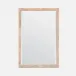 Sidney Beige Crystal Stone Rectangular Mirror 26"W x 38"H