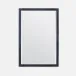 Sidney Dark Blue Pen Shell Rectangular Mirror 26"W x 38"H
