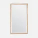 Sidney Beige Crystal Stone Rectangular Mirror 30"W x 52"H