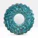 Venus 45"Diam Round Blue Oyster Shell Mirror