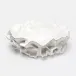 Coco Faux Coral Bowl White Silver