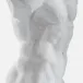 Kempsey White Plaster/Light Gray Reconstituted Stone Sculpture Pedestal