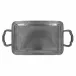 Lago Rectangle Tray with Handles, Small