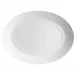 White Platter Oval L 32 cm