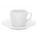 White Espresso Cup & Saucer 05 L