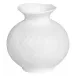 Waves Relief White Vase H 9 cm