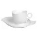 Waves Relief White Breakfast Set