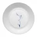 Blue Orchid Mesh White  Dinner Plate