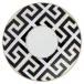 Royal Palace Black with Golden Contour, White Rim Saucer Espresso