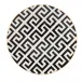 Royal Palace Black with Golden Contour, White Rim Saucer