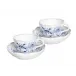 Blue Onion Cups & Saucers Set