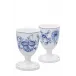 Blue Onion Egg Cups Set